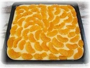 Пирог с мандаринами