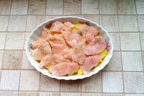 Курица по-французски с картошкой