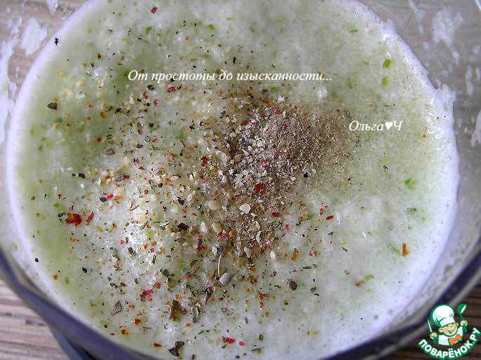 Огуречный гаспачо с дыней