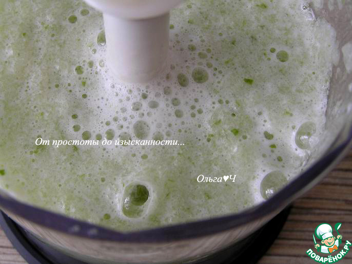 Огуречный гаспачо с дыней