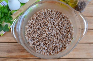 Запеканка из готовой гречневой каши