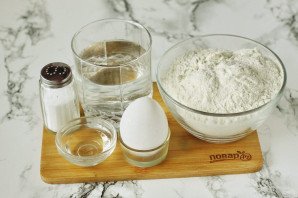 Универсальное тесто для пельменей и мантов