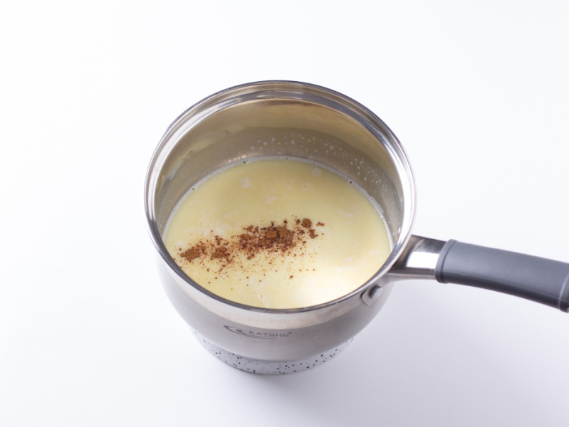 Новогодний горячий белый шоколад