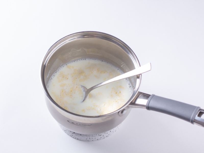 Новогодний горячий белый шоколад