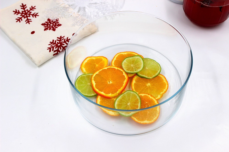 Пряный новогодний пунш с шампанским