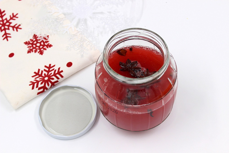 Пряный новогодний пунш с шампанским