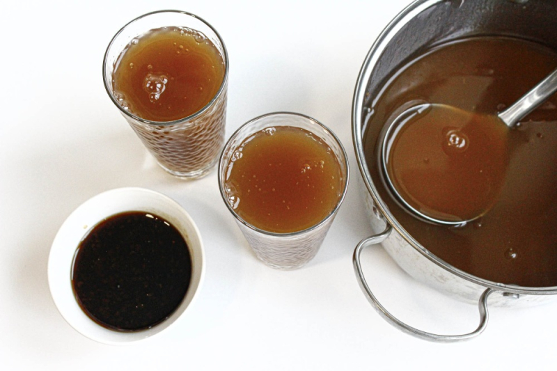 Домашний кисель из варенья и кукурузного крахмала