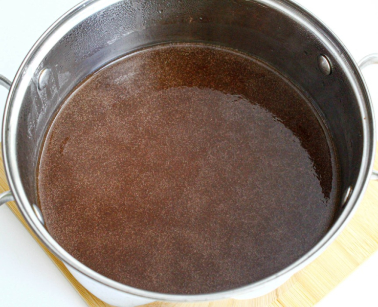 Домашний кисель из варенья и кукурузного крахмала