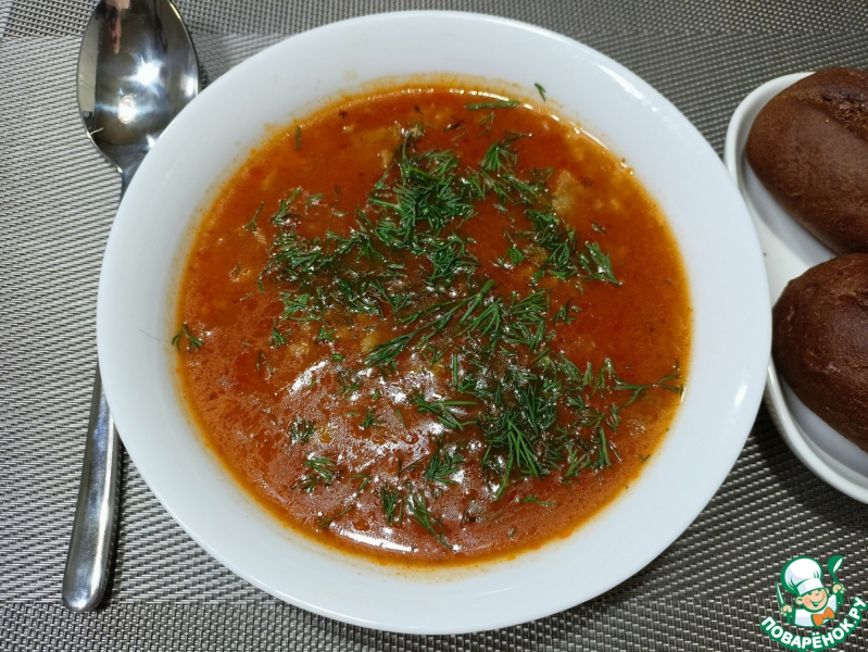Харчо с ткемали в мультиварке