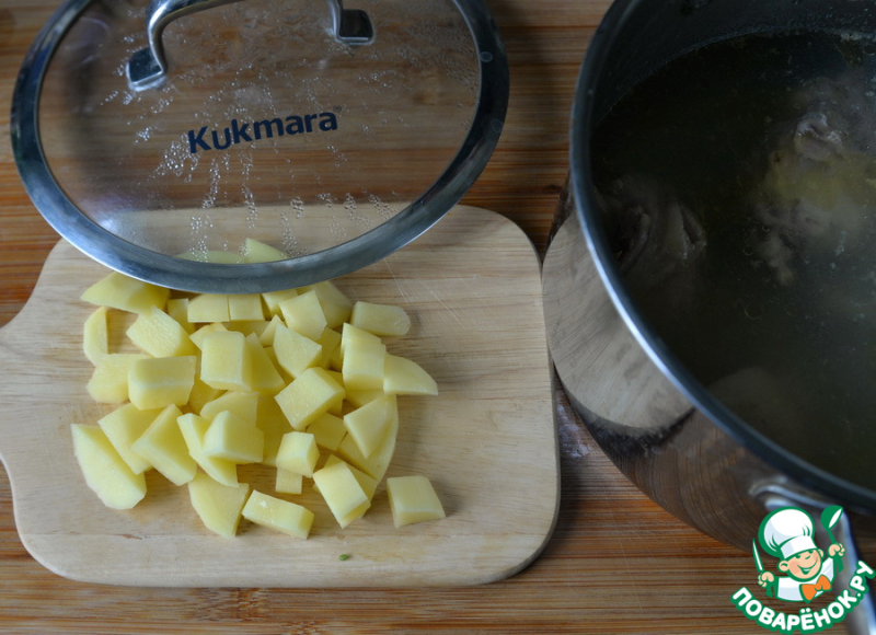 Ботвинник с курицей