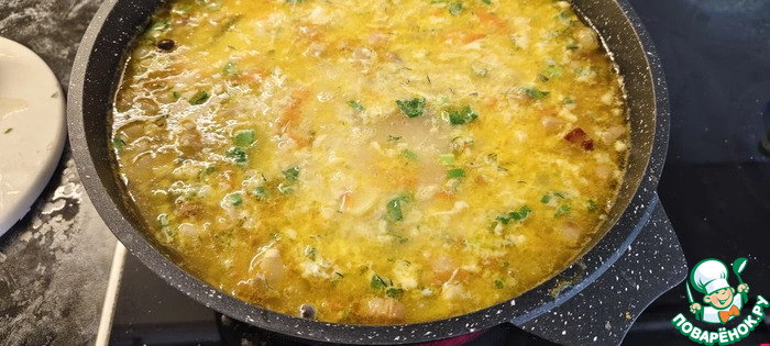 Кулеш с копчёным салом